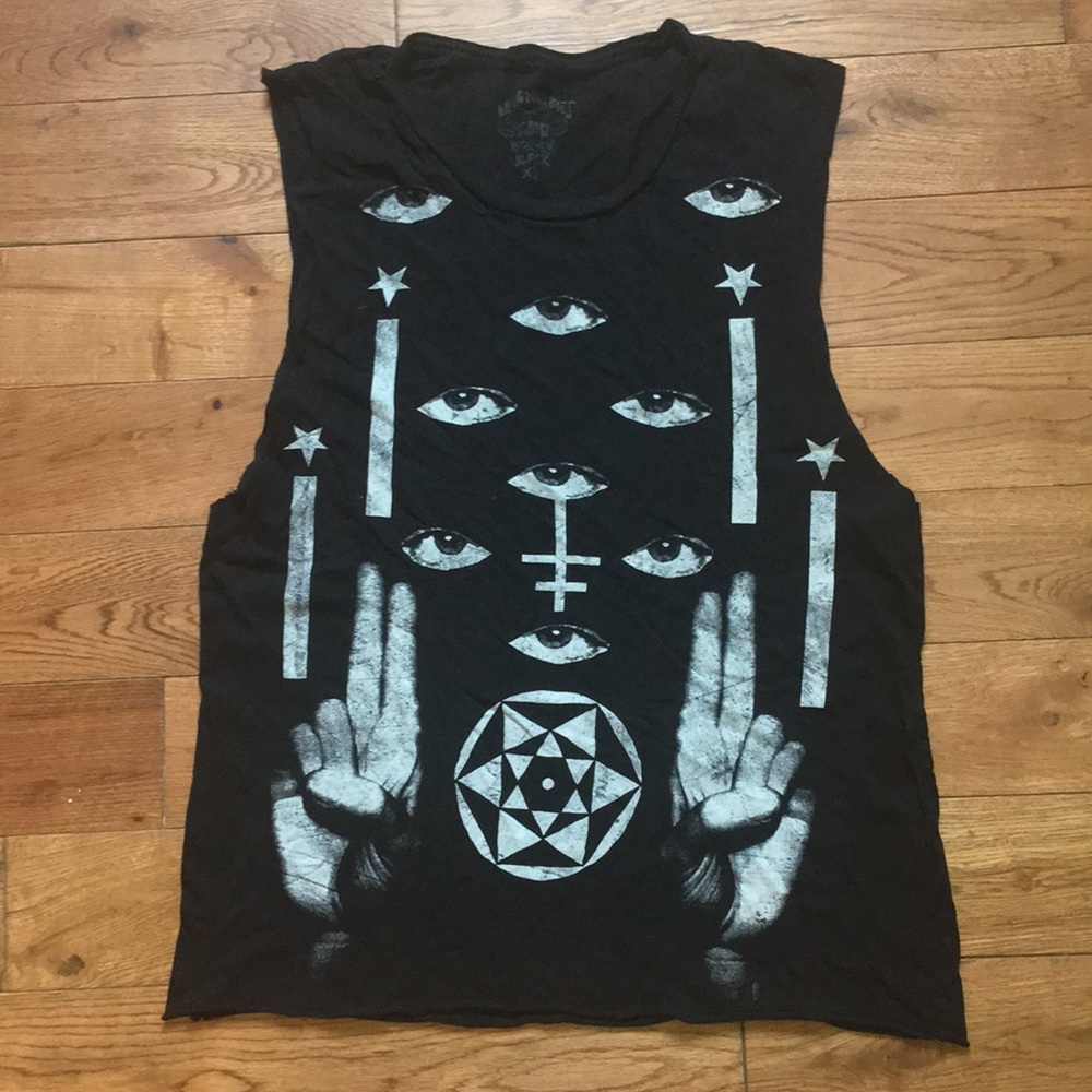 Demon babies graphic tank